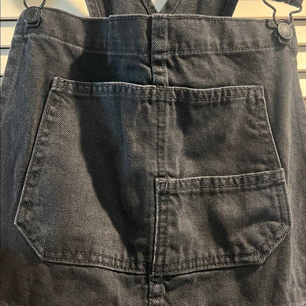 Free People Black Denim Overalls - Picture 8 of 13